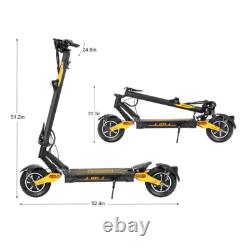 Ausom 1000W E Scooter for Adults Foldable Scooter 47 Miles Range, Dual Disc Brake