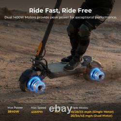 Ausom F1 Max Adult Electric Scooter, 21400W Motor, 100km Max Range, 10 inch Tires