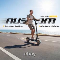 Ausom K20 Pro Foldable Electric Scooter, 21400W Dual Motor E-Scooter for Adults