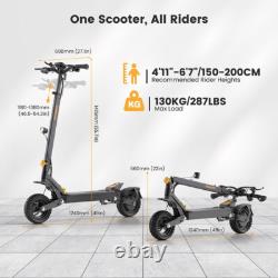 Ausom L1 Adults Electric Scooter, 800W Motor, 70km Range, 10inch Tires E-Scooter