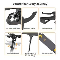 Ausom L1 Adults Electric Scooter, 800W Motor, 70km Range, 10inch Tires E-Scooter