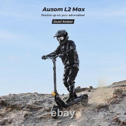 Ausom L2 Max Electric Scooter for Adults Dual Motor 56 Miles Range E-Scooters