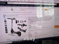 Back Tire is Flat Used Electric Scooter For Adult 800W 10 Offroad Escooter