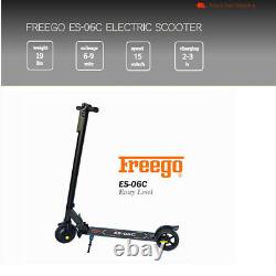 Black E-scooter Ultralight Foldable 250w Motor