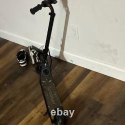 Black Folding Kick Electric Scooter for Adults with Digital Display & Throttle