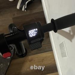 Black Folding Kick Electric Scooter for Adults with Digital Display & Throttle