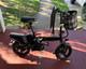 Black Folding Seated Elec. Scooter 500W with Front Basket for Adults