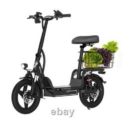 Bodywel Electric Scooter with Seat 14 E Scooter Adults 100W Peak 20MPH Ebike