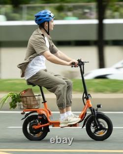 Bodywel Electric Scooter with Seat 14 E Scooter Adults 100W Peak 20MPH Ebike