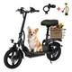 Bodywel Electric Scooter with Seat 48V 13Ah 20Mph E-Scooter for Adults 14 inch