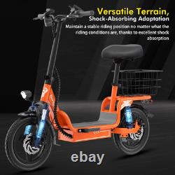 Bodywel T3 Electric Scooter for Adults with Seat 48V 20MPH Foldable E Scooter