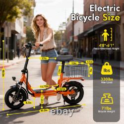 Bodywel T3 Electric Scooter for Adults with Seat 48V 20MPH Foldable E Scooter
