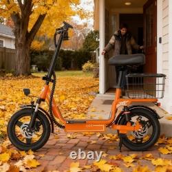 Bodywel T3 Electric Scooter for Adults with Seat 48V 20MPH Foldable E Scooter