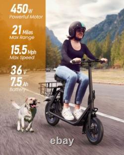 Brand GYROOR 90%NEW! Adult Electric Scooter 450w Powerful Motor up to 22 miles