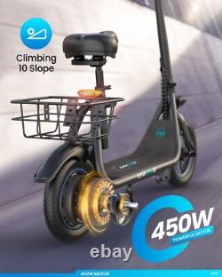 Brand GYROOR 90%NEW! Adult Electric Scooter 450w Powerful Motor up to 22 miles