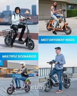 Brand GYROOR 90%NEW! Adult Electric Scooter 450w Powerful Motor up to 22 miles