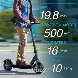 Brookstone Electric Scooter BluGlide Elite 10+ 350W Motor LED Display 3 Speed