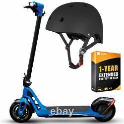 Bugatti 9.0 Electric Lightweight and Foldable Scooter (Blue) Bundle +Warranty