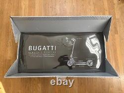 Bugatti 9.0 Electric Scooter Lightweight Foldable 18.5 MPH 25 Mile Range Silver