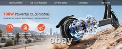 COASTA Electric Foldable Scooter 700W Dual Motor Long Range 36V15A Foldable