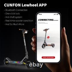 CUNFON 1000W Peak Motor 25Mph 624Wh Battery Electric Scooter for Adults&Teens