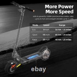 CUNFON 1000W Peak Motor 25Mph 624Wh Battery Electric Scooter for Adults&Teens