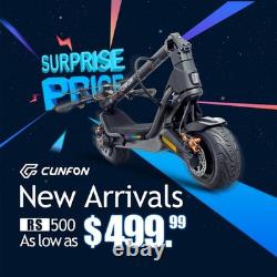 CUNFON RS500 Max Speed 25Mph Max Range 35Miles Electric Scooter for Adults&Teens