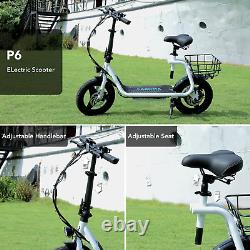 Caroma Peak 1200W Electric Scooter with Seat 14 Tire, 30 Miles Ranges 20MPH Max