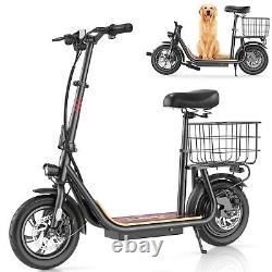 Caroma Peak 819W Electric Scooter Adults, Electric Scooter with Seat and 12