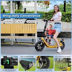 Caroma Z4 Electric Scooter Peak 560W with Child Seat Adjustable Commuter Ebike