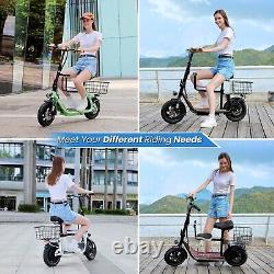 Caroma Z4 Electric Scooter Peak 560W with Child Seat Adjustable Commuter Ebike