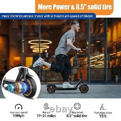 Cunfon Adult Folding Red Electric Scooter, 500 Watt Motor, 19 MPH Speed