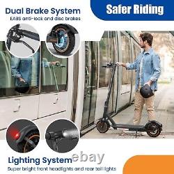 Cunfon Adult Folding Red Electric Scooter, 500 Watt Motor, 19 MPH Speed