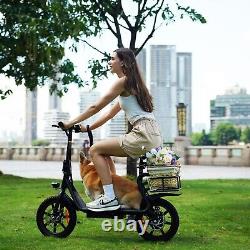 DYU Peak 500W Foldable E-Scooter, 14 Electric Scooter 36V 10Ah Battery