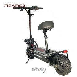 Dual Motor Electric Scooter 11inch Off Road Tires Fast Speed 60v 5600w For Adult