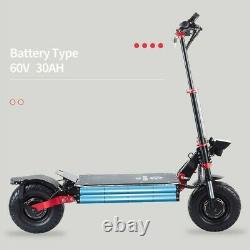 Dual Motor Electric Scooter 60v 5600w For Adult 13inch Off Road Tires Fast Speed