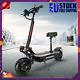 Dual Motor Electric Scooter Adult 11inch Off Road Tires Fast Speed 60v 5600w
