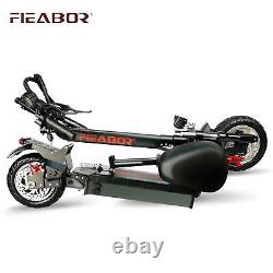 Dual Motor Electric Scooter For Adult Fat Tire Foldable And Fast Speed 2400W 60V