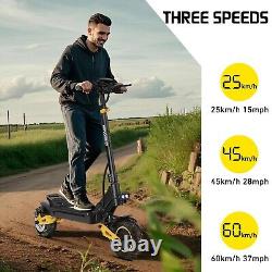 Dual Motor Off-Road Electric Scooter for Adults 34 mph Max Speed 2400W Motor