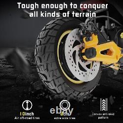 Dual Motor Off-Road Electric Scooter for Adults 34 mph Max Speed 2400W Motor