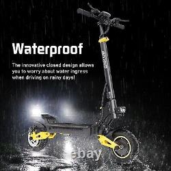 Dual Motor Off-Road Electric Scooter for Adults 34 mph Max Speed 2400W Motor