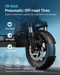 ECOROAD ES6 Foldable Electric Scooter(1000W Motor, 31MPH Top Speed, 37Miles Range)