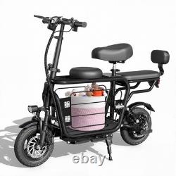 EILLEO Electric Scooter Seat for Adults 750W Motor 18.75mph 20Mile With Pet Basket