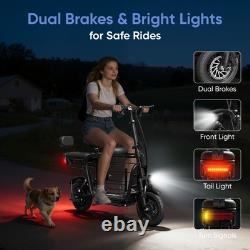 EILLEO Electric Scooter Seat for Adults 750W Motor 18.75mph 20Mile With Pet Basket EILLEO Electric Scooter Seat for Adults 750W Motor 18.75mph 20Mile With Pet Basket