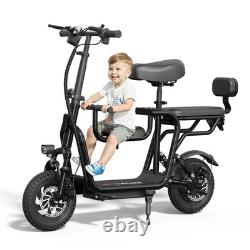 EILLEO Electric Scooter With Seat 48V for Adult 500W Max Motor 17.4MPH 20 Miles