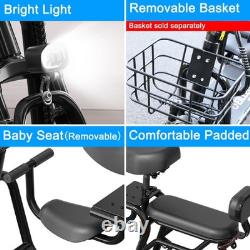 EILLEO Electric Scooter With Seat 48V for Adult 500W Max Motor 17.4MPH 20 Miles