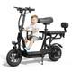 EILLEO Electric Scooter With Seat 48V for Adult 500W Max Motor 17.4MPH 750W