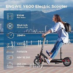 ENGWE Adult Foldable Electric Scooter 28mph 600W 47Miles 10 Tire New