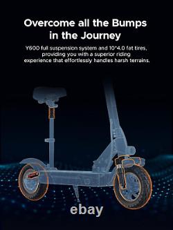 ENGWE Y600 830W(Peak) Electric Scooter for Adults Teens with Seat Detachable, 48