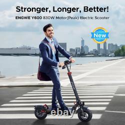 ENGWE Y600 Electric Scooter 850W Off-Road E-Scooter 48V 18.2Ah 10 Tire 28MPH